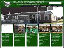 Tablet Screenshot of bronaughschools.net